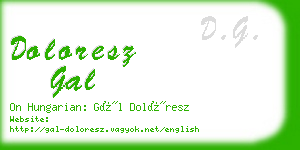 doloresz gal business card